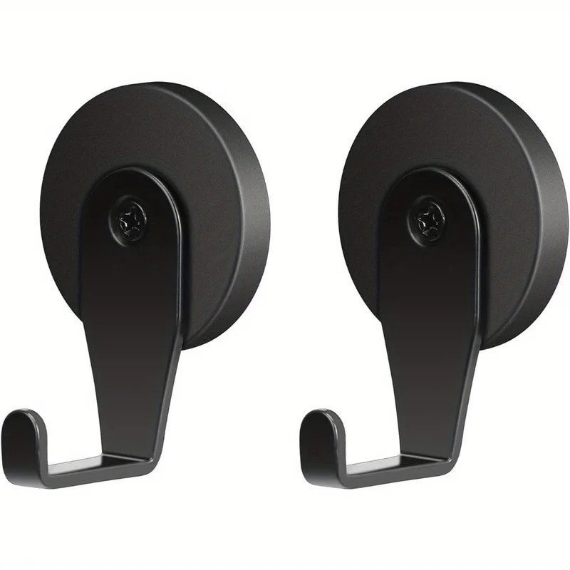 Móc từ tính hạng nặng Công suất 11Lbs Không cần khoan Móc gang cho tổ chức gia đình | Móc treo tủ lạ