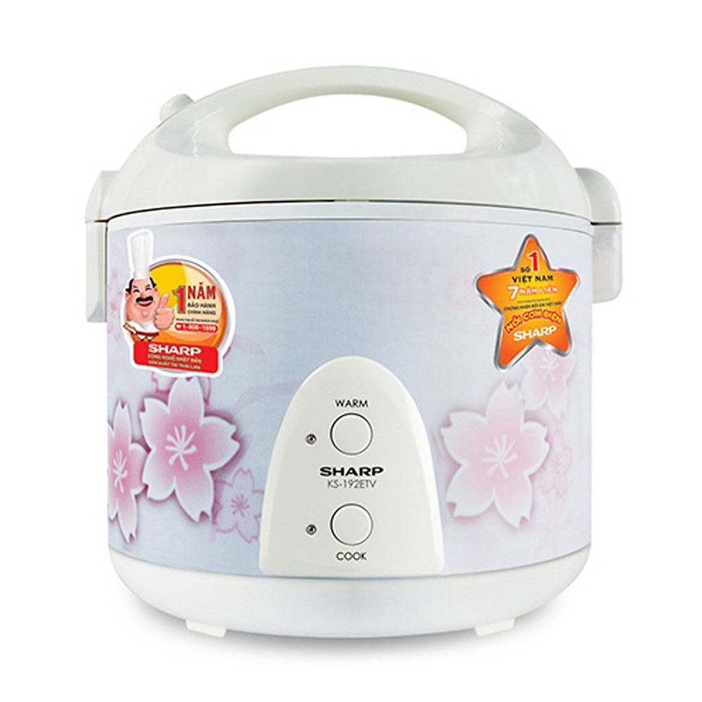 Nồi Cơm Điện Sharp KS-N192ETV SP - 1.8 Lít