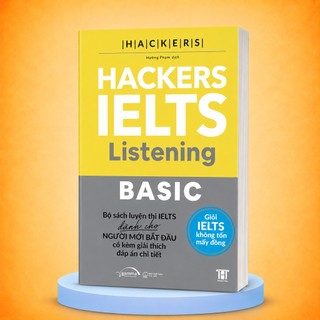 Sách - Hackers Ielts Basic Listening - Dành cho band 3.0-5.5 - Kèm lời giải chi tiết (Gamma Books)