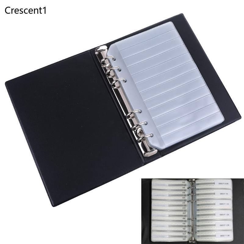 CRE Trống 15 Trang Điện Trở Tụ Điện Cuộn Cảm Sách Mẫu Cho 0201 0402 0603 0805