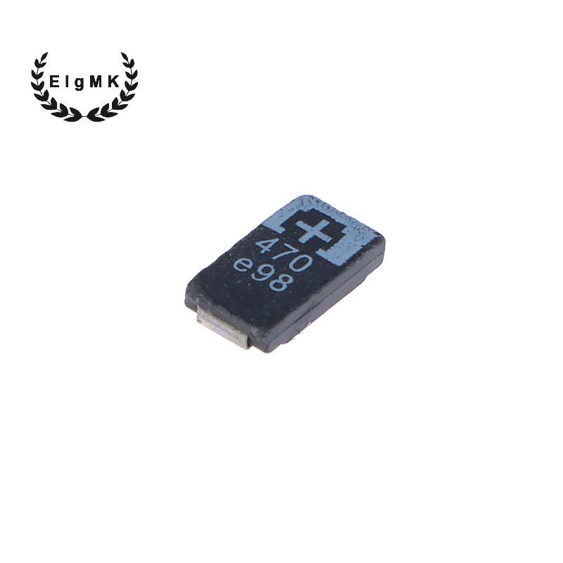 [ElgMK] 5 CÁI 2R5TPE470M9 470 2.5V 470UF Tụ điện Tantalum Tụ điện Polymer [MỚI]