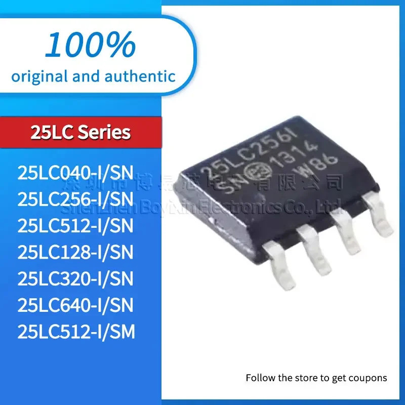 5 CÁI 25LC040 25LC256 25LC512 25LC128 25LC320 25LC640-I / SN 25LC512-I / SM SOP Chip ic