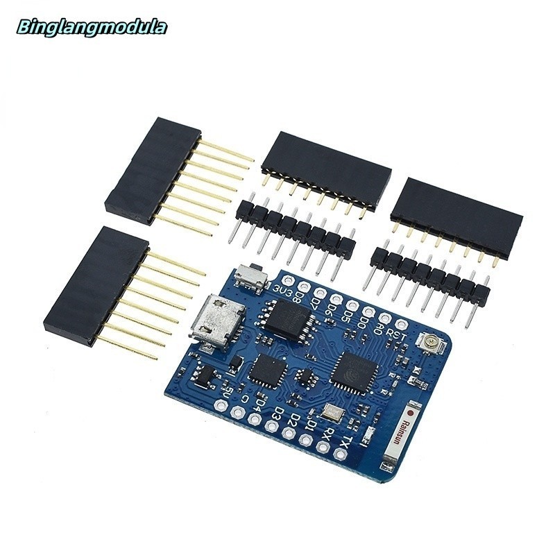 WEMOS D1 Mini Pro 16M Bytes Đầu nối ăng-ten ngoài NodeMCU Dựa ESP8266 ESP-8266EX CP2104 Bảng phát tr