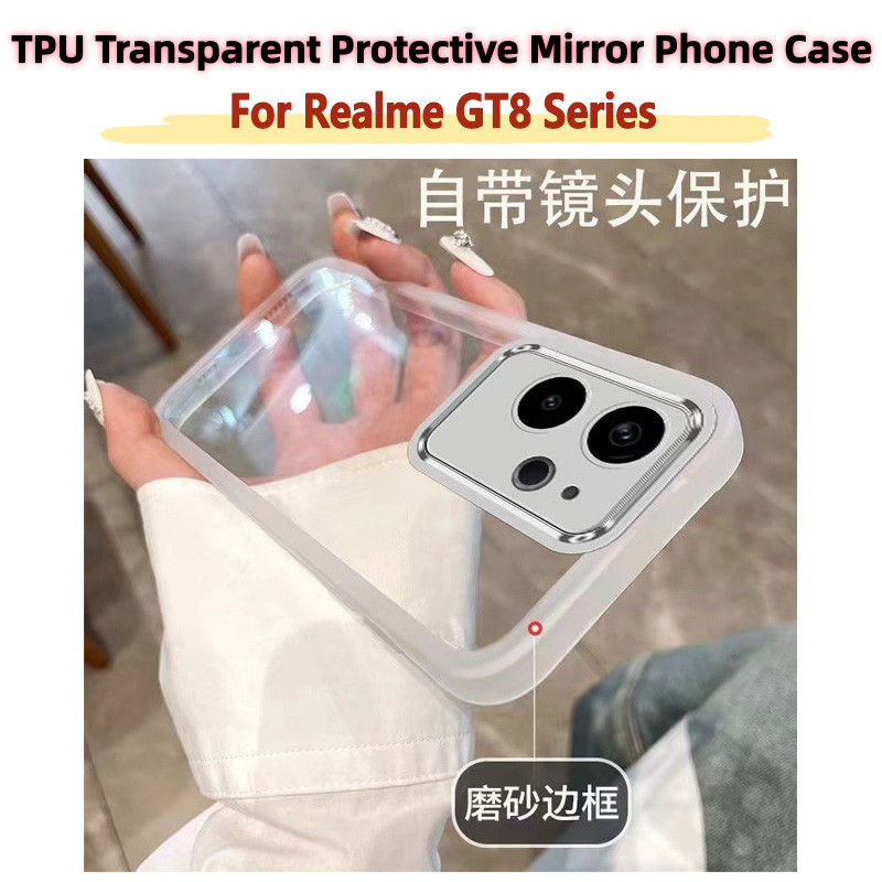 Ốp Điện Thoại Trong Suốt TPU Thích Hợp Cho Realme GT7 GT6 GT5 Pro 5G Racing China Series Lỗ Chính Xá