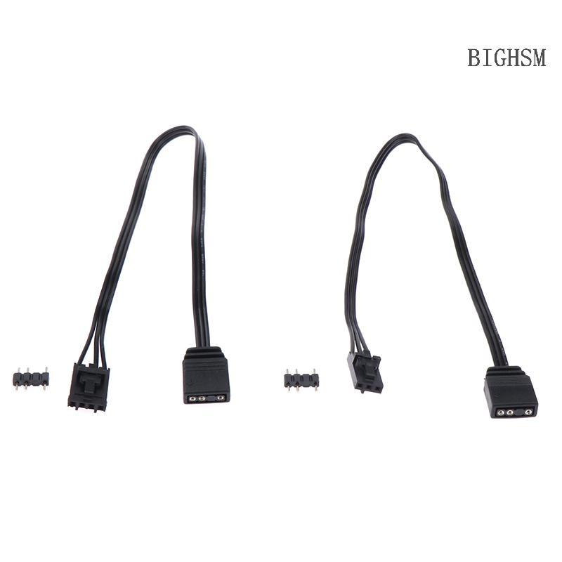 BIGHSM Cáp Chuyển Đổi Cho Corsair RGB Sang Tiêu Chuẩn ARGB 4Pin 3Pin Adapter Kết Nối Cướp Biển Tàu B