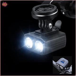 N & X 5 Chế Độ Đèn Trước Type-C Có Thể Thay Đổi Đèn Pha Xe Đạp Tay Lái Xe Đạp Đèn Pha Hiển Thị Nguồn Điện Phụ Kiện Đi Xe Đạp.