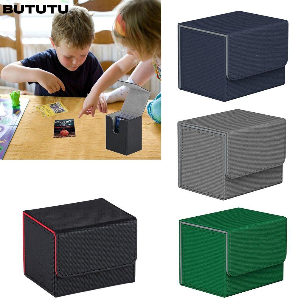 BUTUTU Game MTG Trading Card Holder, Organizer PU Deck Box, Box Protectors Collectible Game Box Card