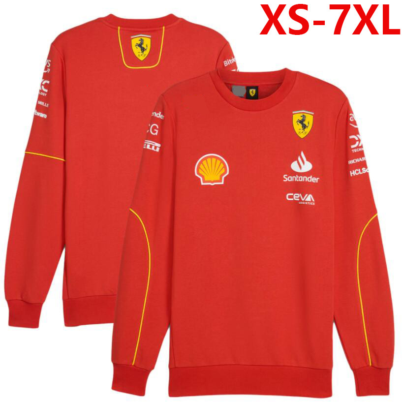 2026 Áo thun dài tay Unisex F1 mới + Áo đấu đội đua Ferrari F1