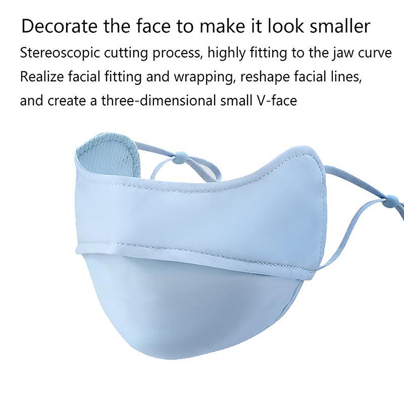 Mask DRH Ice Silk dành cho chạy bộ và thể thao ngoài trời, đi xe đạp - Điều chỉnh được, thoáng khí, 