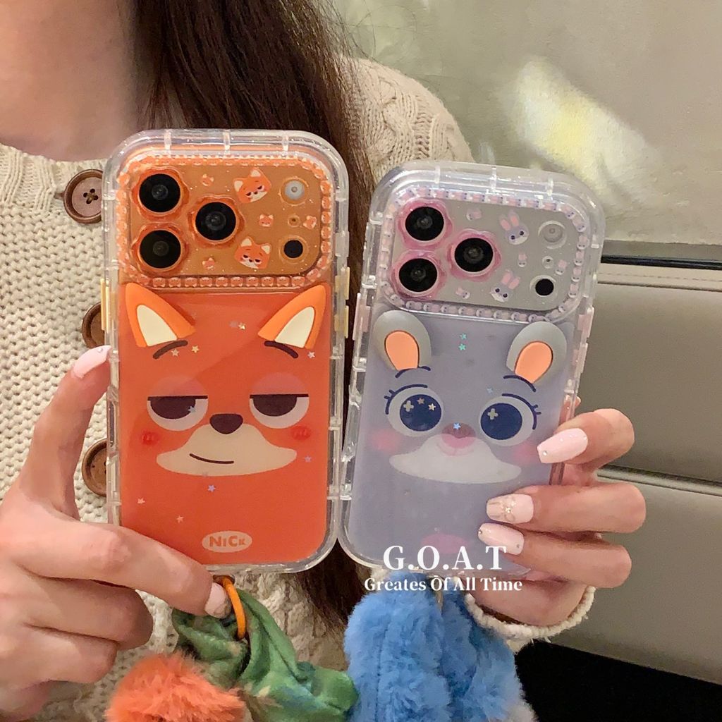 G.O.A.T Vỏ biểu cảm ba chiều dễ thương Tương thích cho iPhone 17 pro max iPhone 17 16 15 14 pro iPho