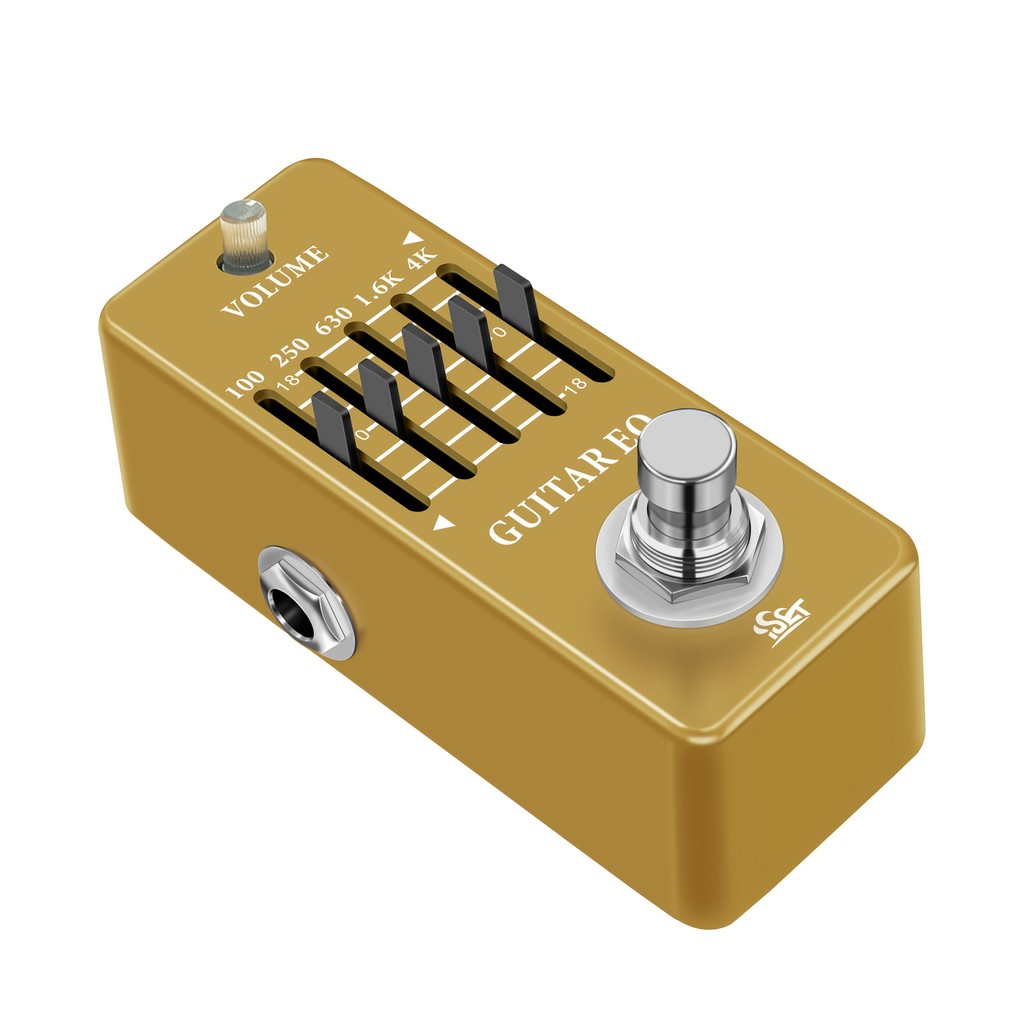 ISET EQ Guitar Equalizer Effect Pedal Bàn đạp EQ 3 băng tần cho đàn guitar điện True Bypass Phụ kiện