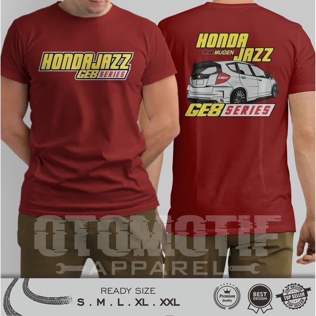 2025 thời trang Honda Jazz Ge8 01 Jdm Series Áo thun / Microfiber Jersi / Áo thun ô tô / Áo đua