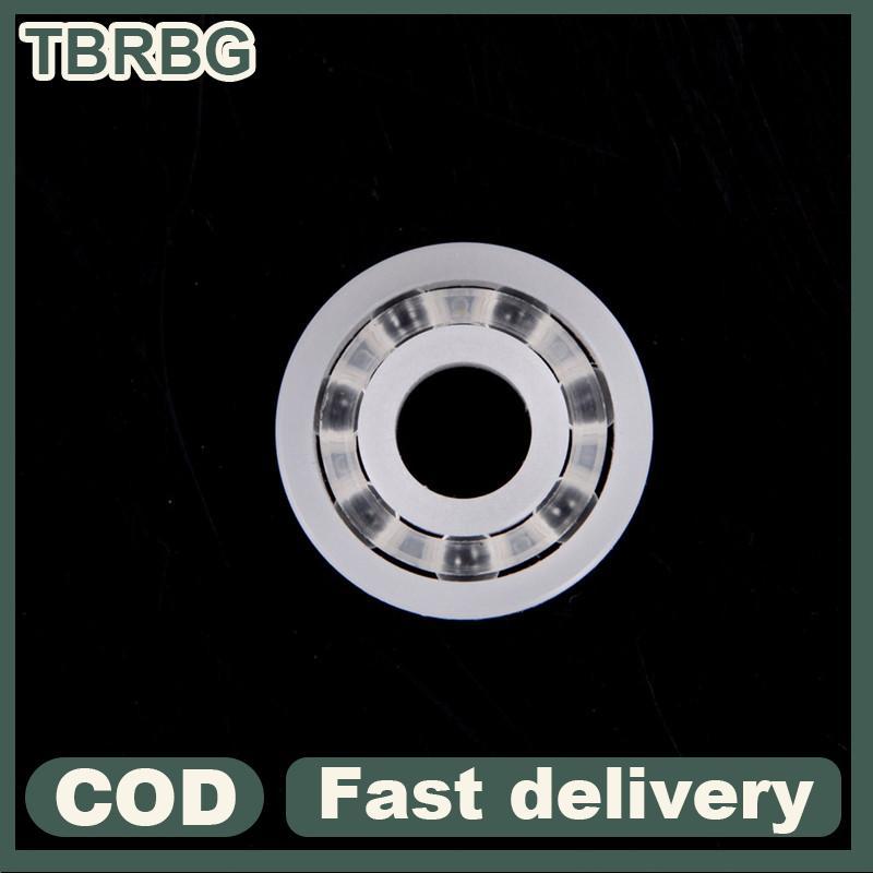 Rỗng 1 CÁI Vòng bi nhựa PP 608 Quả bóng thủy tinh 8 * 22 * 7mm Vòng bi rỗng