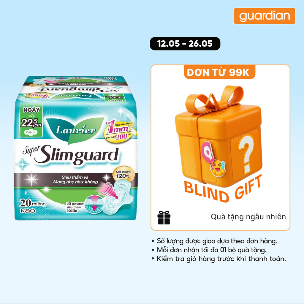 Băng Vệ Sinh Siêu Mỏng 22,5Cm Laurier 20 Miếng