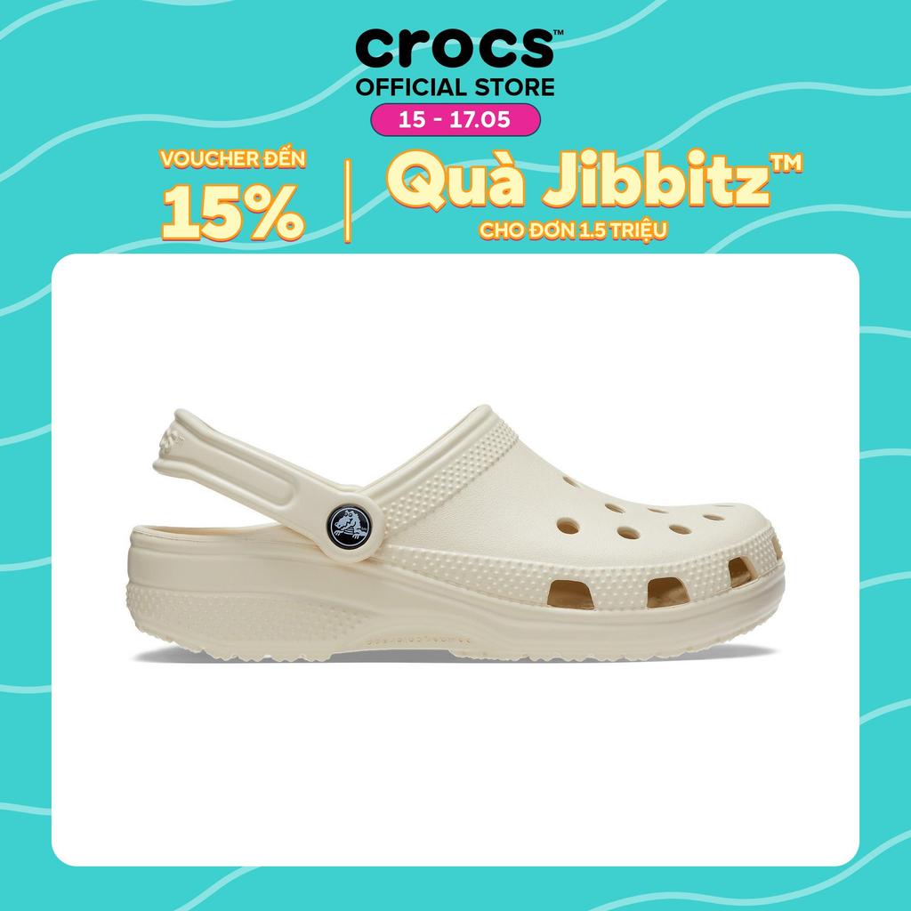Giày Clog Unisex Crocs Classic - Bone - 10001-2Y2