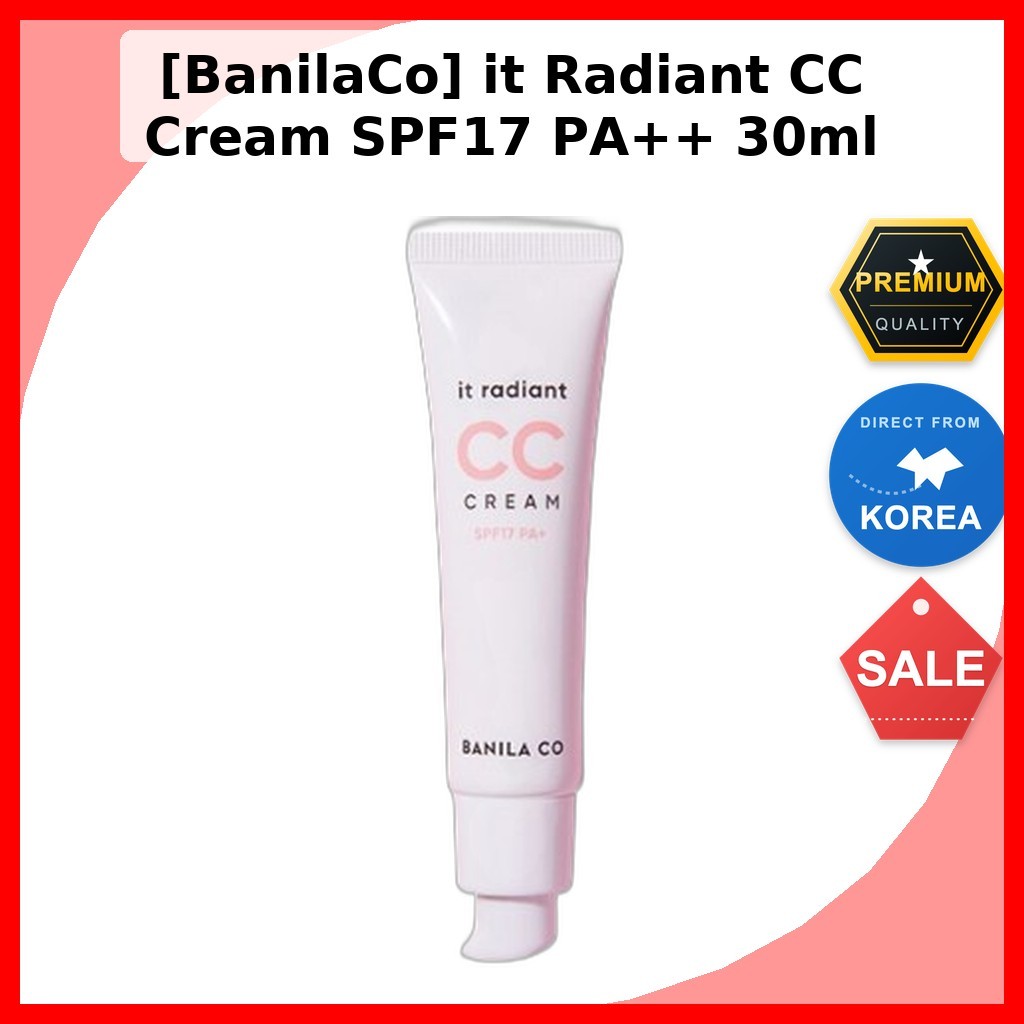 [BanilaCo] it Radiant CC Cream SPF17 PA + + 30ml / Kem CC Hàn Quốc / Hoàn thiện phát sáng / Chính hã