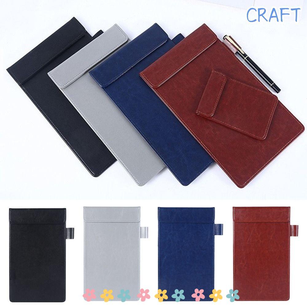 CRAFT Bill Book, Từ tính Snap Bill Organizer Thư mục biên nhận tiền mặt, Da PU di động Chống thấm nư