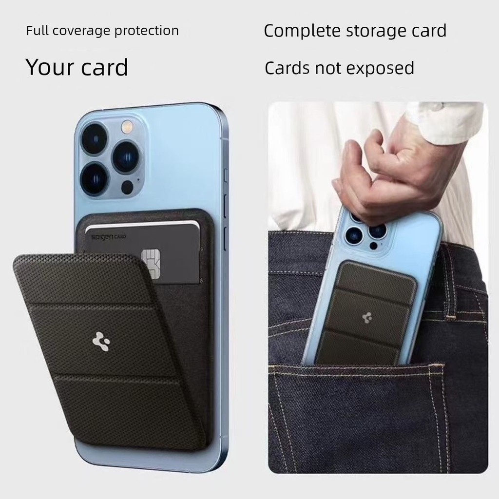 ví magsafe magsafe wallet Spigen Thích Hợp Cho Apple iphone Giá Đỡ Thẻ Từ Samsung Samsung Để Bàn Nam