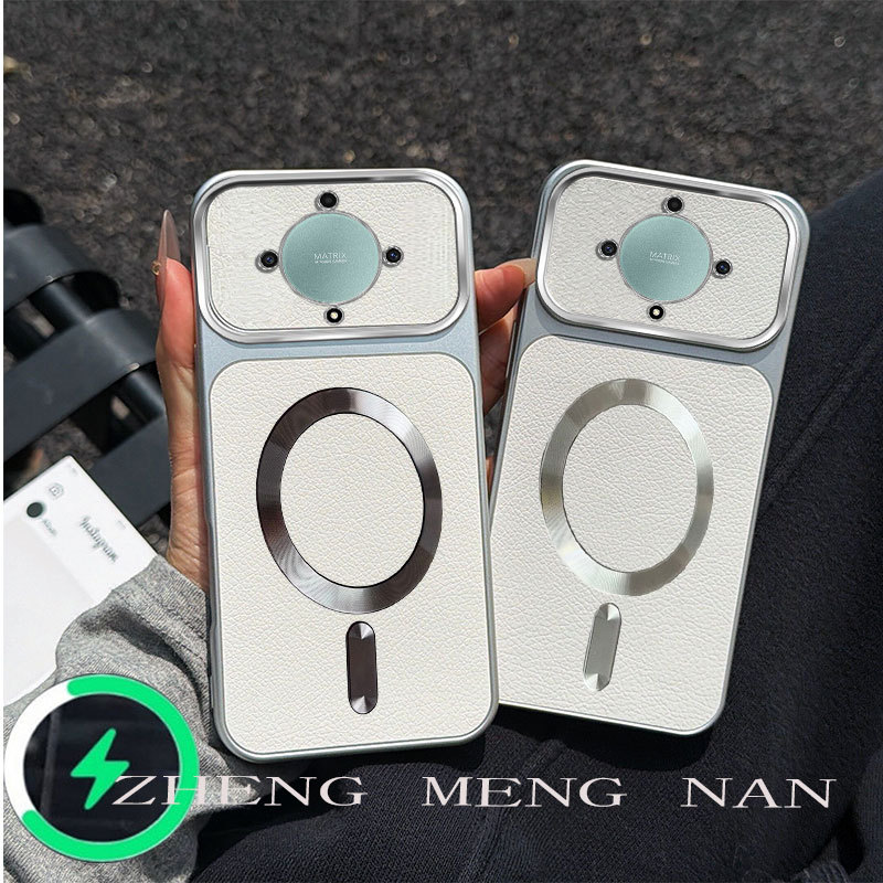 Thích hợp cho Honor X9A Honor X9B Honor X9C Honor X9 Honor X9C Thông minh vòng CD họa tiết da mới Vỏ