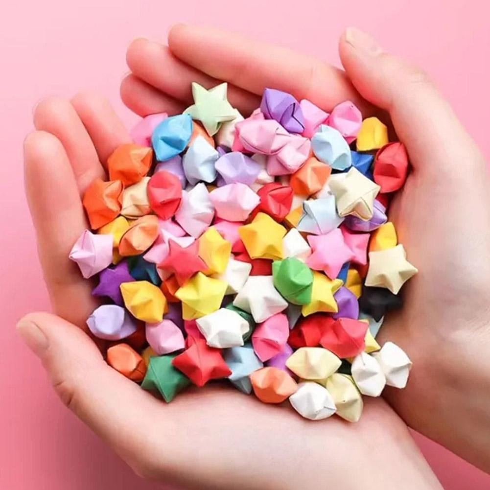 Ngôi Sao Năm Cánh Origami Thủ Công Giấy Diy Ngôi Sao Origami Chất Liệu Origami Origami Origami May M