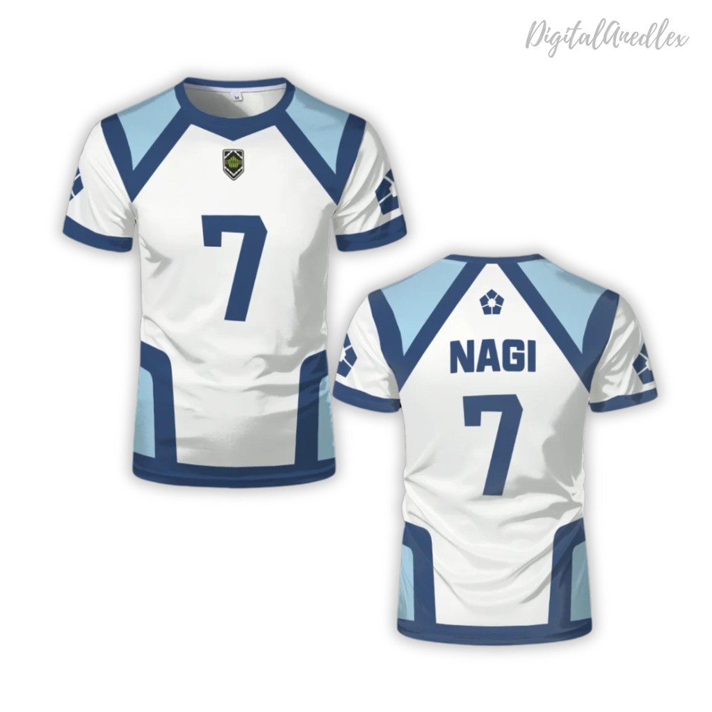 Áo bóng đá Anime Unisex, Áo bóng đá Blue Lock Season 2 Nagi Cosplay