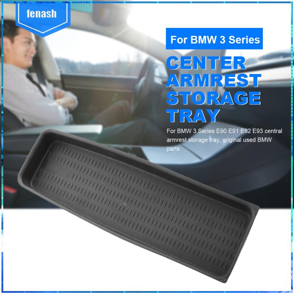 Khay đựng đồ tựa tay trung tâm Hộp đựng bảng điều khiển trung tâm cao su cho BMW 3 Series E90 E91 ch