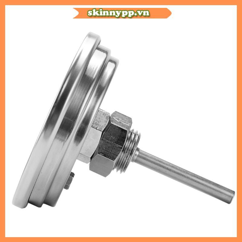 Da 0-300°C 50-550°F Nhiệt kế lò nướng cho lò nướng BBQ Thép không gỉ 1 2NPT Mặt số tròn Máy đo nhiệt