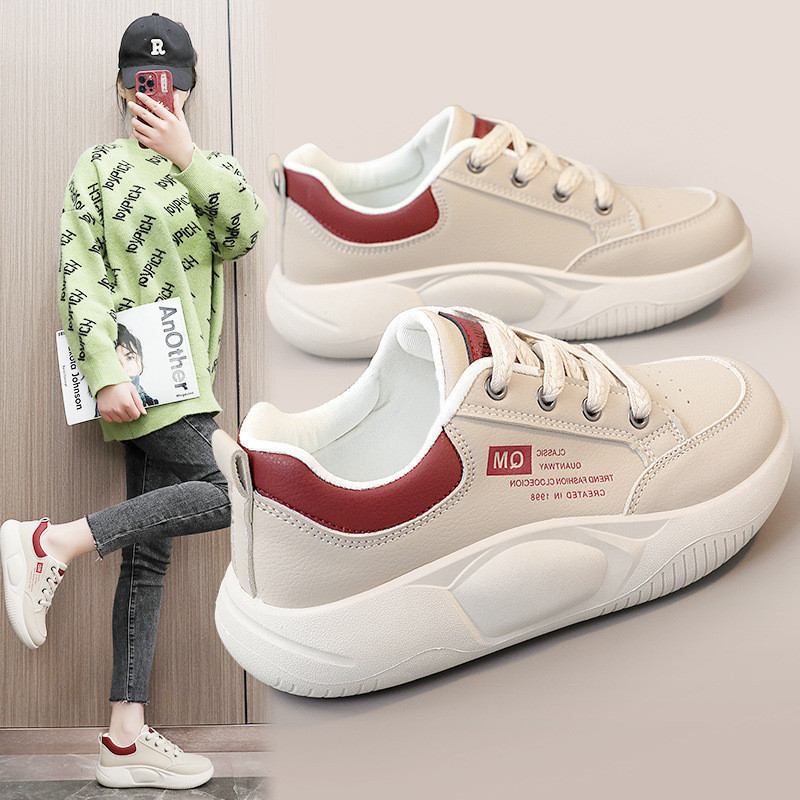 JA3 Giày Trắng Nhỏ Nữ Bán Chạy Giày Nữ Đế Dày Giày Tăng Chiều Cao