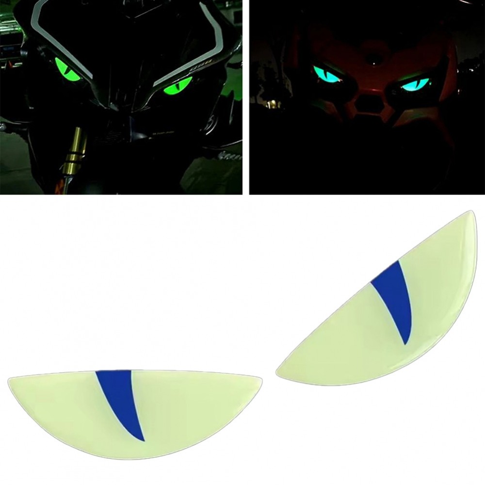Vibrant Devil's Eye Stickers for Cars Motorcycles and Electric Scooters