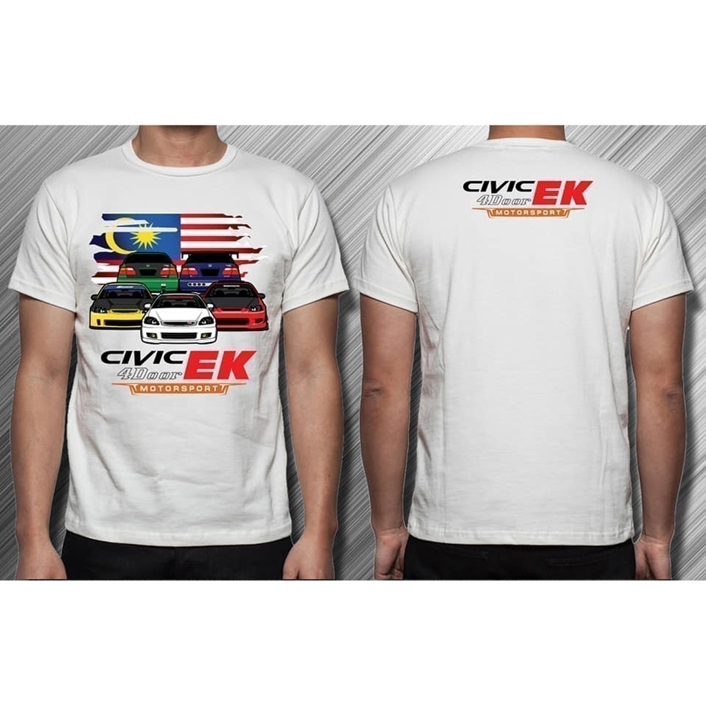 Thời trang 2025 Honda Civic EK EK4 EK4D Exclusive D1 (Áo thun trắng)