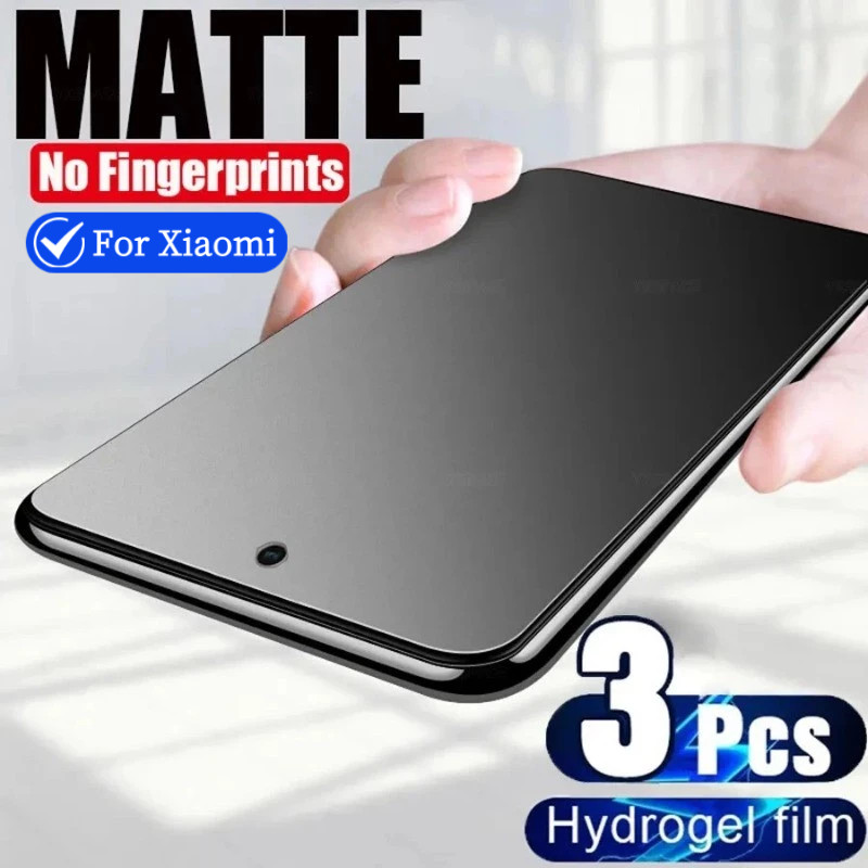 3 Phim Hydrogel Matte Cho Xiaomi 15 Ultra 14 14T 13 13T 12 12T 11 Pro 11T 10T 9T Lite Redmi Note 14 