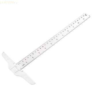 LOUTING Siêu Chính Xác Đánh Dấu Thước Vuông Loại T Chế Biến Gỗ Scriber Đo Bền Woodworkers Edge Rule Carpente