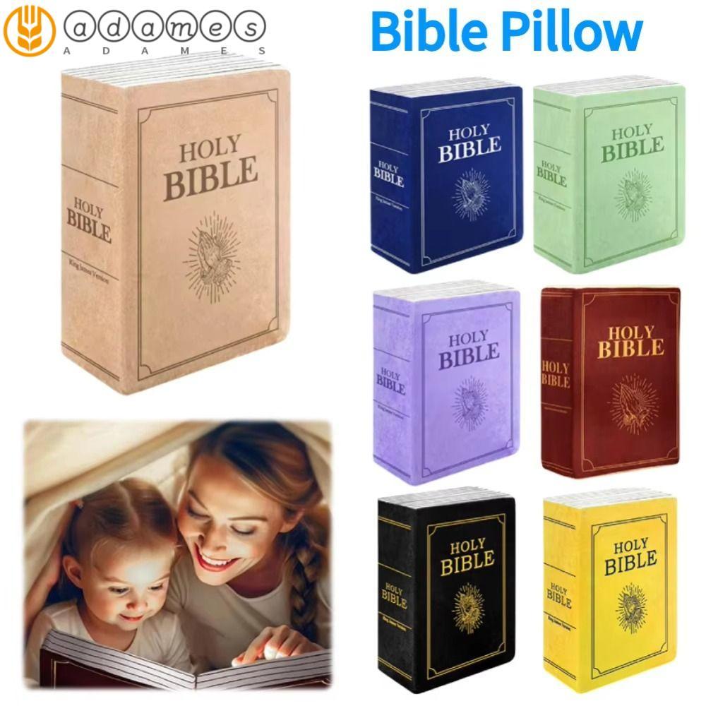 Gối Kinh Thánh ADAMES, Gối Sofa Nhìn Thực Tế Gối Ném Kinh Thánh, Trẻ Em 33 * 22cm Đồ Chơi Sang Trọng