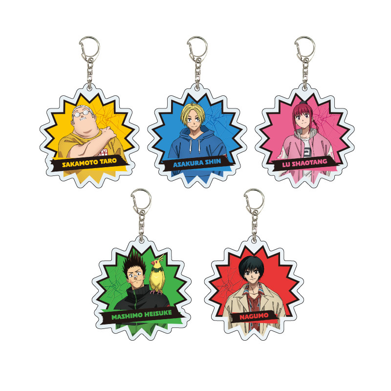 Anime Sakamoto Days Shin Asakura Taro Sakamoto Goods Collection keychains Accesorios Home Desk Decor