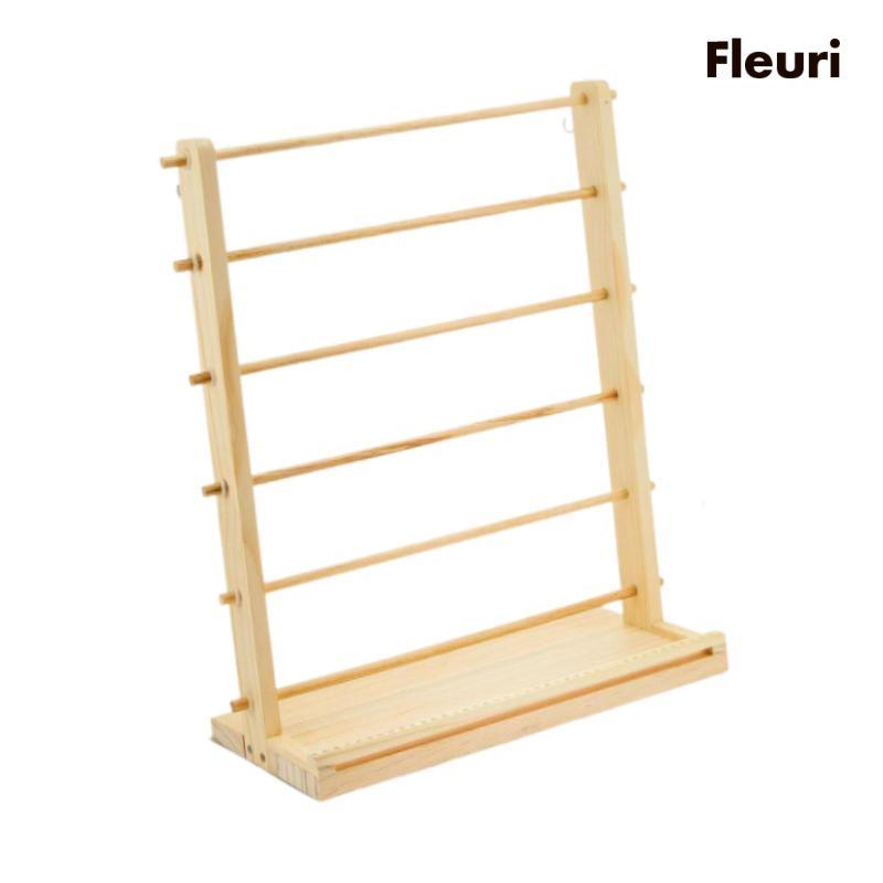Dụng cụ sắp xếp ruy băng bằng gỗ, Giá đỡ ruy băng, Kệ lưu trữ dây, Bàn làm việc, Lưu trữ ruy băng th