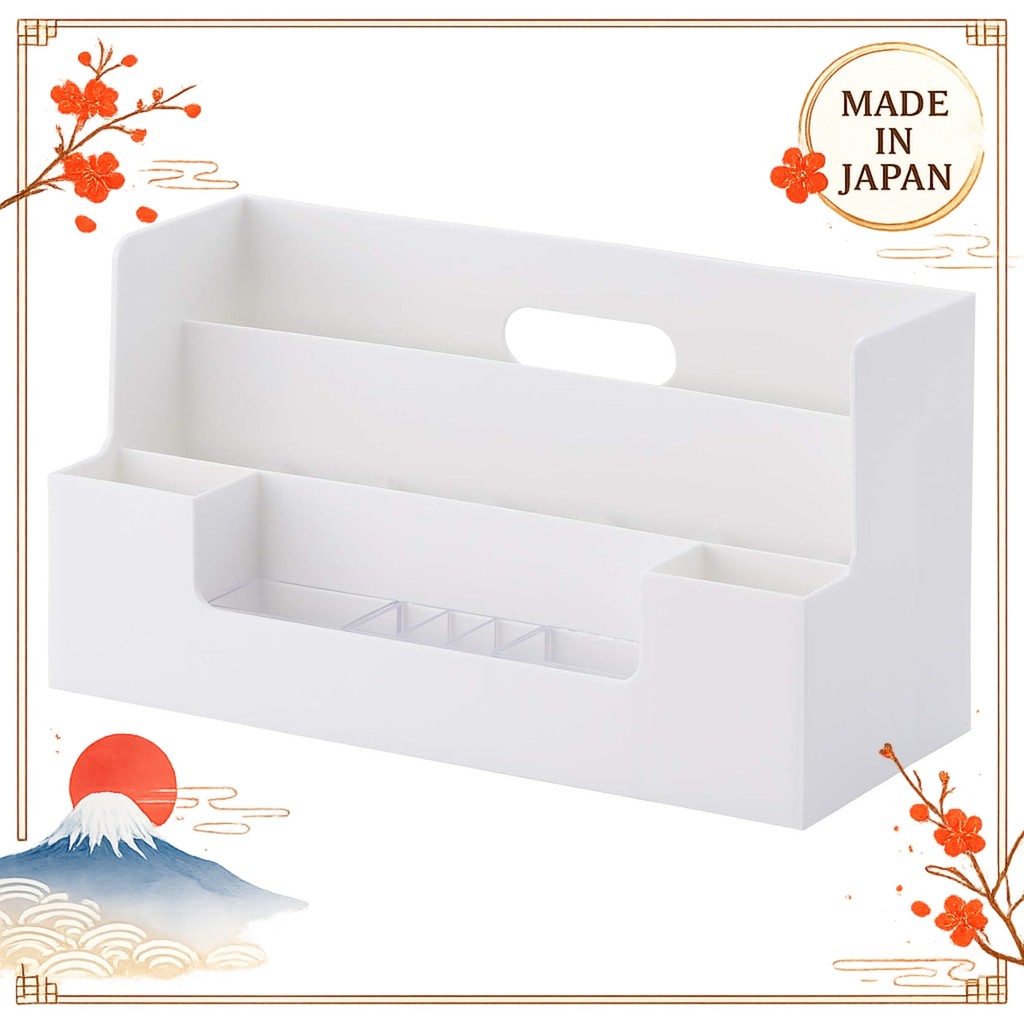 Like-it Storage Case Organizer Wide Stand Width 34 x Depth 13.1 x Height 18.2 cm All White (Opaque) 