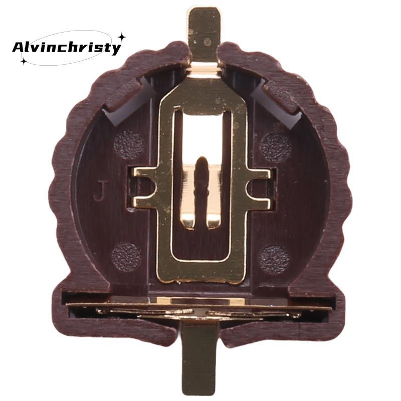 20 Chiếc CR1220 CR1225 Nút Pin 3V Nút Giữ Pin Mạ Nhiệt Độ