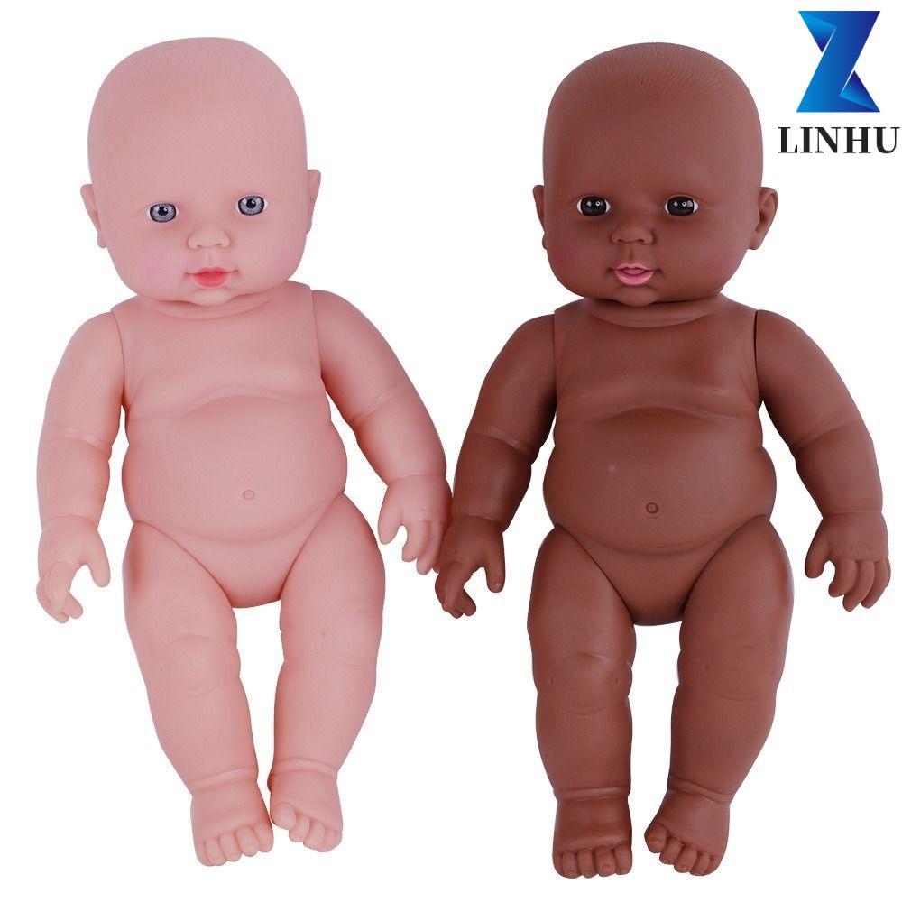 LINHU Mô phỏng Búp bê trẻ em, Búp bê hình người thực tế Búp bê trẻ sơ sinh, Bé trai Bé gái sống động