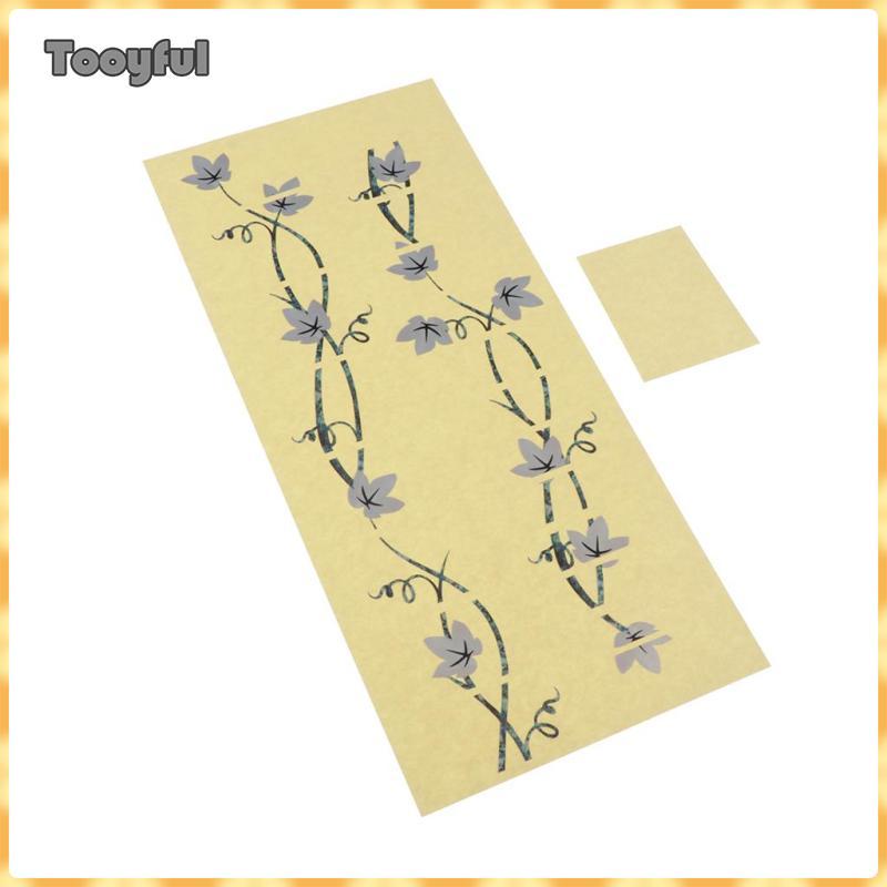 Đàn Guitar Dân Gian Điện Inlay Sticker Fretboard Marker Decal -The Mây Flower