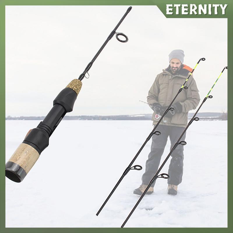 ETERNITY 60cm 2 Đầu Cần Mùa Đông Băng Cần Câu Cực Carbon Cực Đá Cần Câu