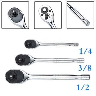 CHAMER- ~1/4 3/8 1/2 High Torque Quick Torque Ratchet Socket Quick Release Square Wrench【CHAMER-Home】