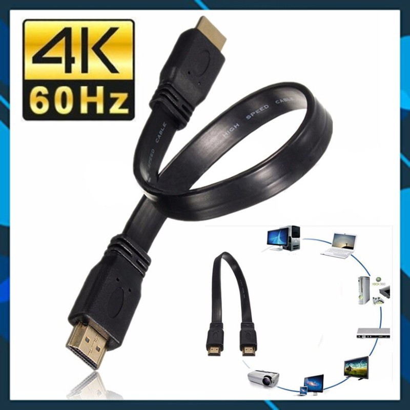 [30cm] Dây Cáp HDMI 2.0 loại Ngắn 30cm 4k 60hz 1080p Full HD Dành Cho Video Âm Thanh HDTV TV PS3 Máy