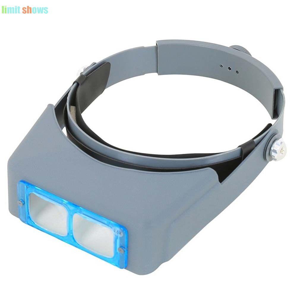 GIỚI HẠN SHOWS Kính lúp rảnh tay 2.5x 1 Cái Optivisor Kính lúp mắt gắn trên đầu