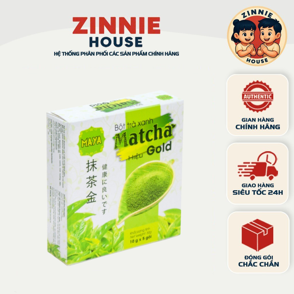 Bột Trà Xanh Matcha Gold 50g – Matcha Nguyên Chất, Mịn Thơm
