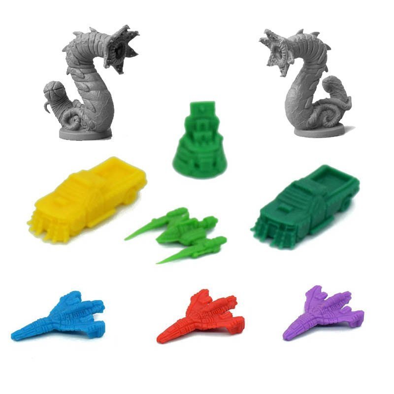 Ngôi Sao Samurai Dune Board Mô Hình Trò Chơi Giun Cát Kim Cương Giun Mông Cổ Giun Máy Bay Chiến Đấu 