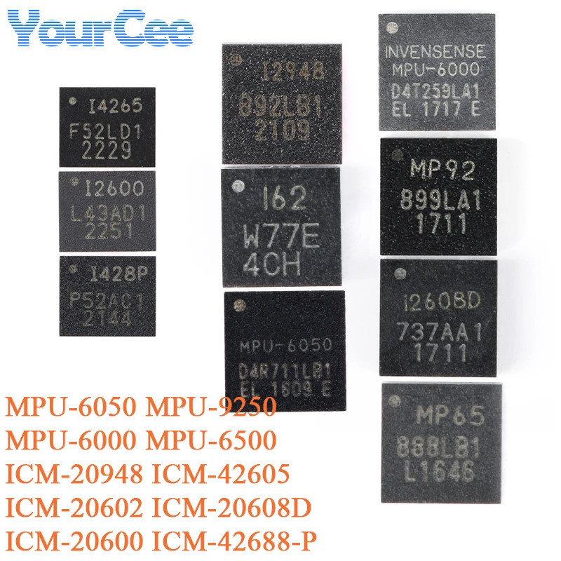 MPU-6050 ICM-20602 ICM-20608D MPU-9250 MPU-6000 MPU-6500 ICM-42688-P ICM-20600 ICM-20948 ICM-42605 C