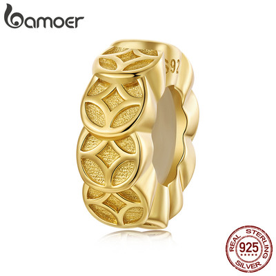 Bamoer Bạc 925 Mặt Dây Chuyền Lễ Hội Mùa Xuân Series Đồng Xu DIY Vòng Tay Trang Sức Nữ Quà Tặng