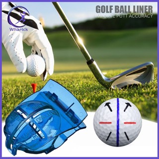 [Wharick]  Golf Ball Marker Nhựa Trong Suốt Nhắm Scribing Clip Đường Chuyên Nghiệp Vẽ Bút Đánh Dấu Di Động Golf Liên Kết Bóng Đánh Dấu Dụng Cụ Đánh Dấu Phụ Kiện Golf