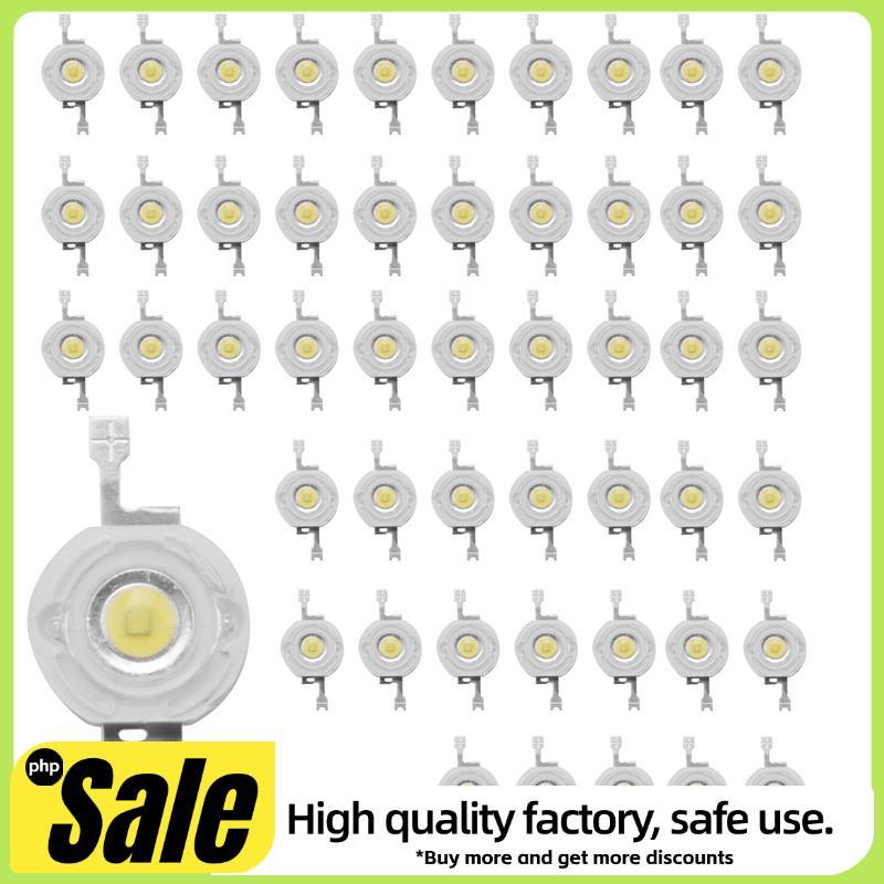 50 Chiếc 1W Diode Công Suất Cao Trắng Mát Hạt Led 1 Watt Chip Đèn 3V-3.4V