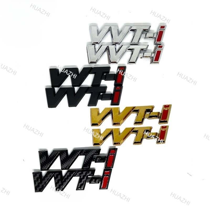 ZC BIỂN LOGO VVTi DUAL VVTI TOYOTA TRD VVT I VVTI GOLD Sticker cho Toyota Vios Camry Innova Myvi Sir